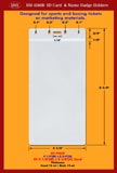 Ticket Holder: 4 1/4&quot;x8 3/4&quot; Ticket Holders For Sports Ticket, Boxing Ticket or ID